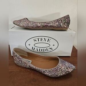 Steve Madden Haanna Flats- Pink Multi